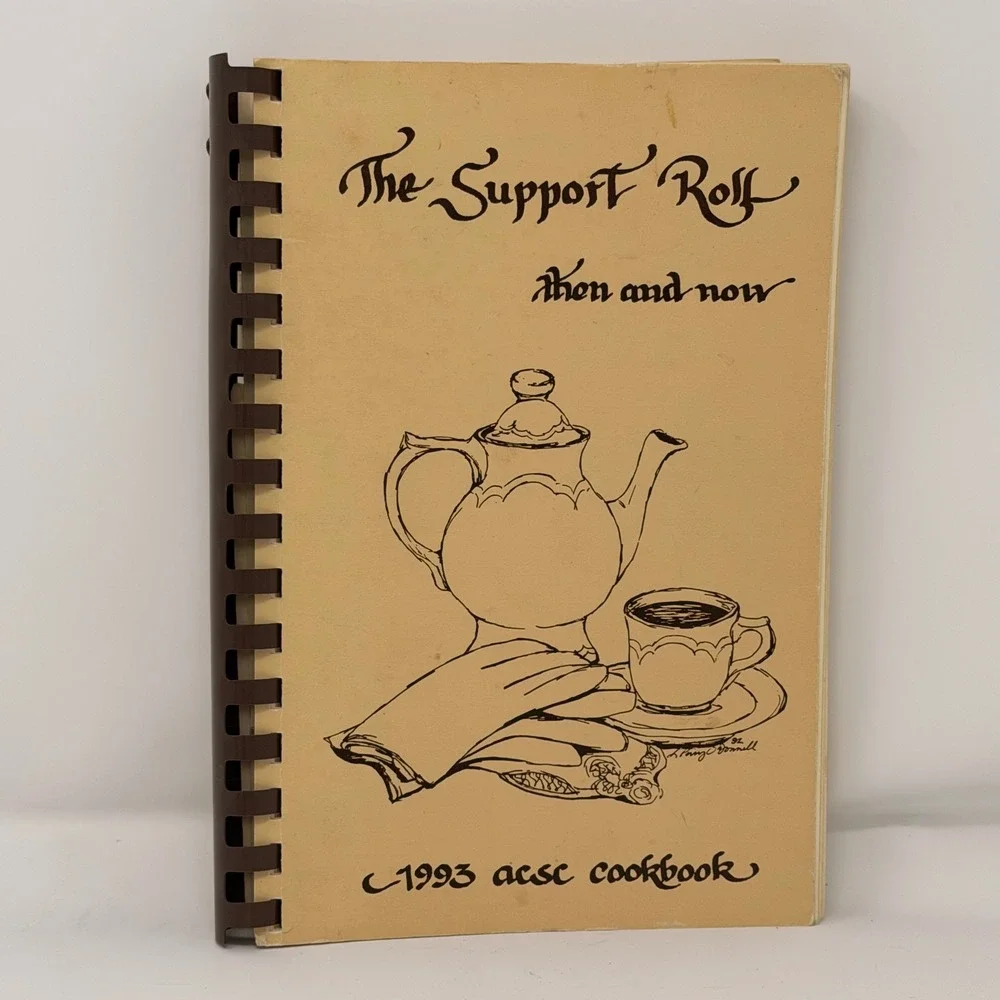 Vintage 1993 ACSC Cookbook The Support Roll Then and Now Air Force Military Base